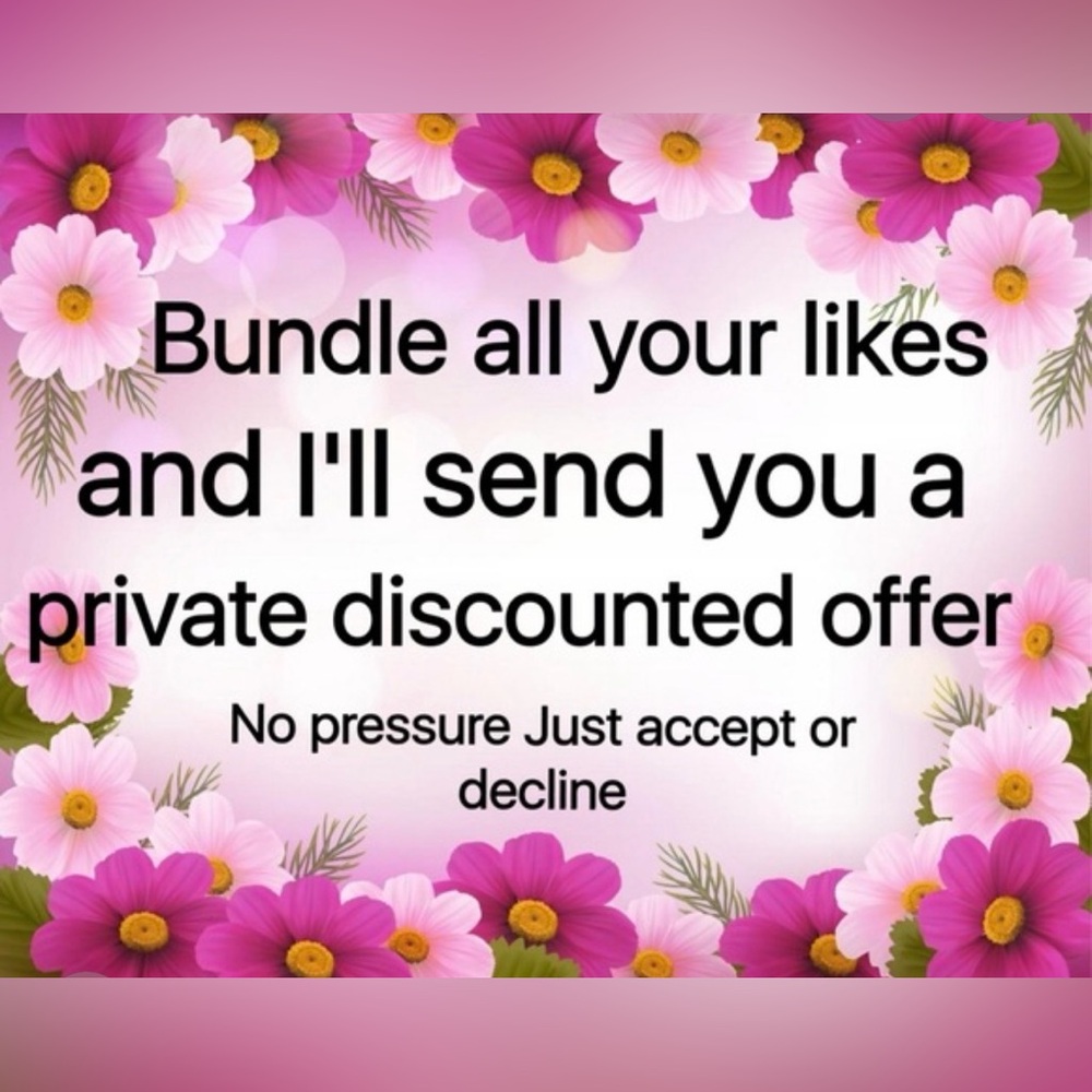 Floral Themed Offer Sign